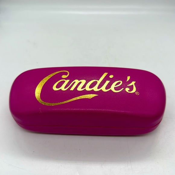 Candie's Hot Pink Eyeglasses or Sunglasses Case Hard Clamshell Case - Picture 1 of 8